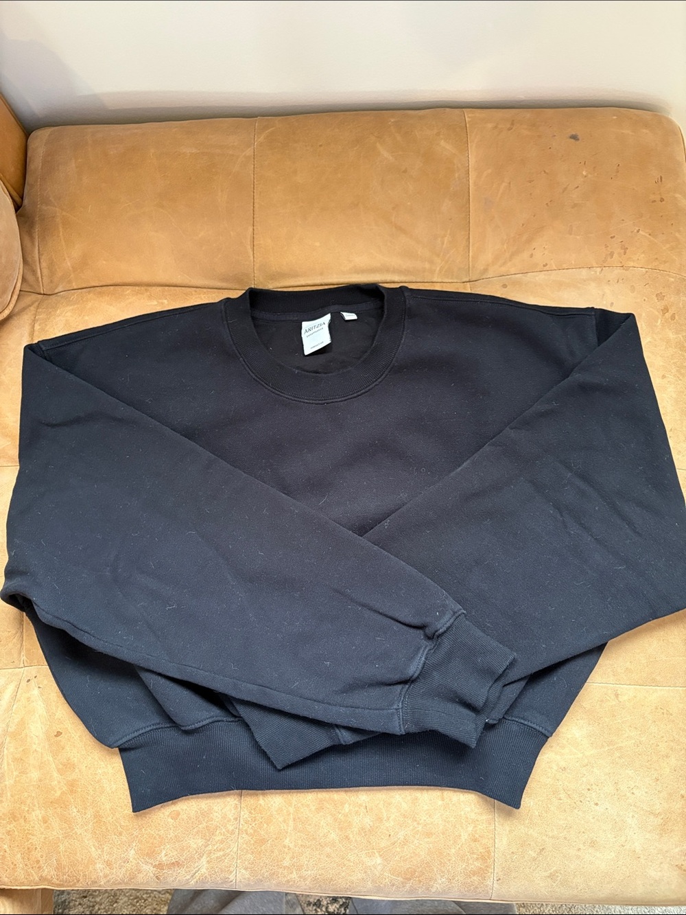 Aritzia Sweatfleece Perfect Crop Crew